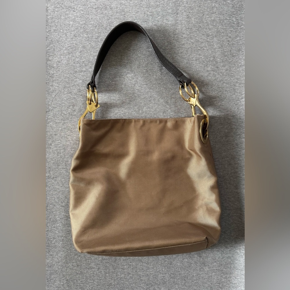 Jean-Pierre Klifa for anteprima-nueve nylon‎ bucket bag gold